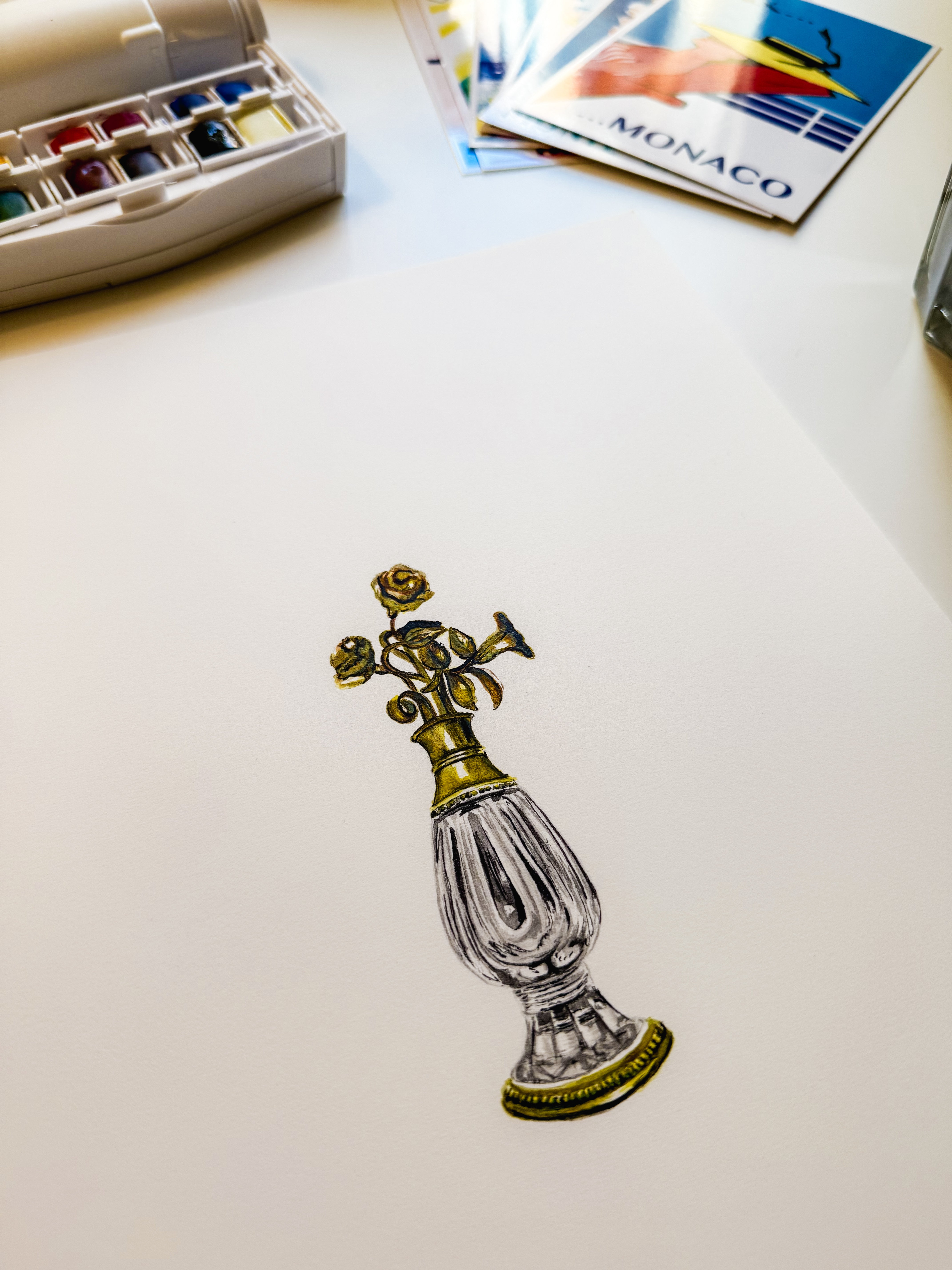 Princess Grace's Gilded Perfume Bottles